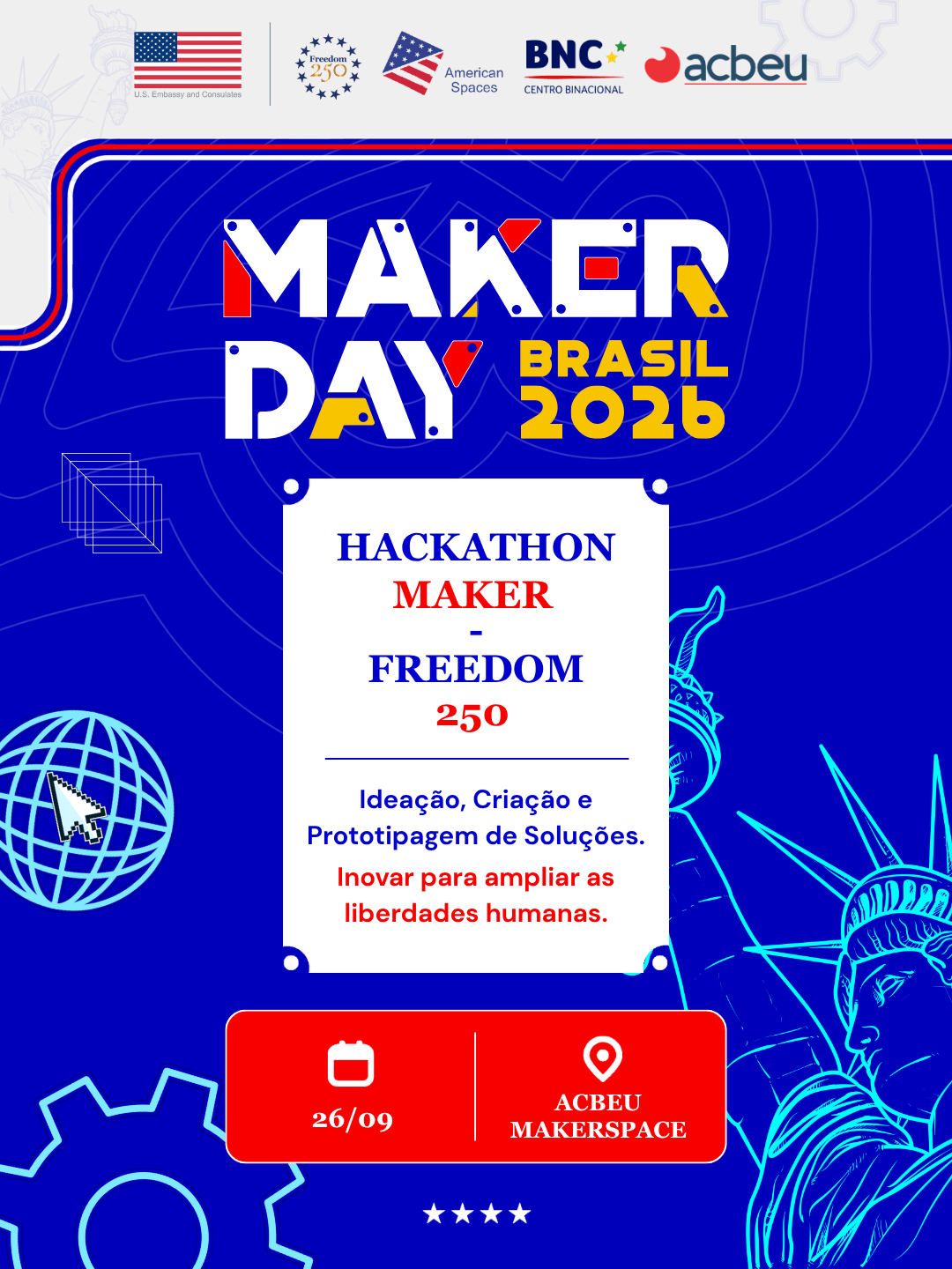 CARD HACKATHON MAKER DAY BRASIL 2026 ACBEU
